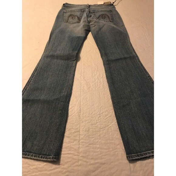 Mavi Women's Jeans Marie Super Low Flare Stretch Distressed Size 25 X 31 NWT - Picture 7 of 10